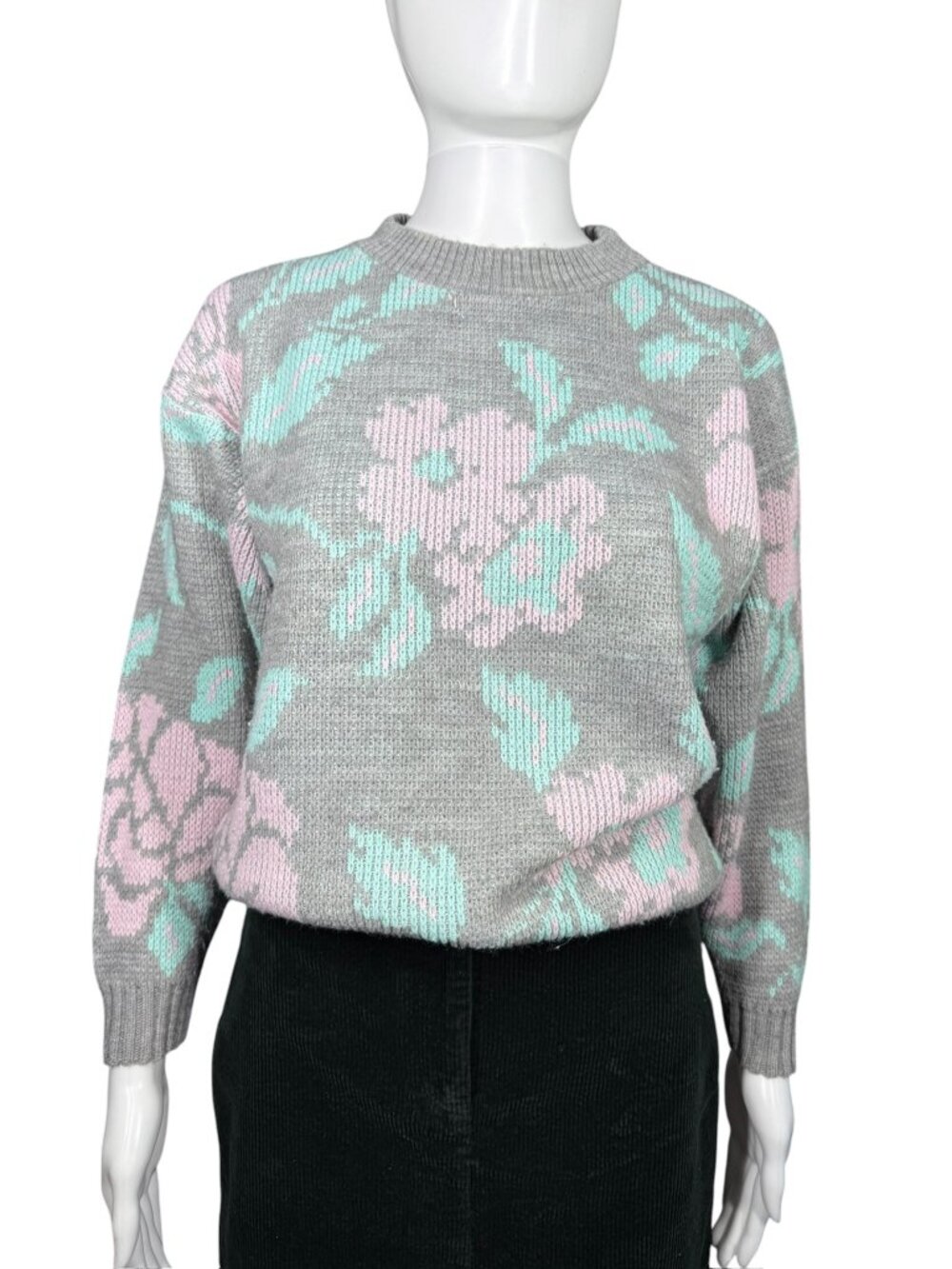 Cabin Creek 80s / 90s Vintage Floral Sweater Size Medium